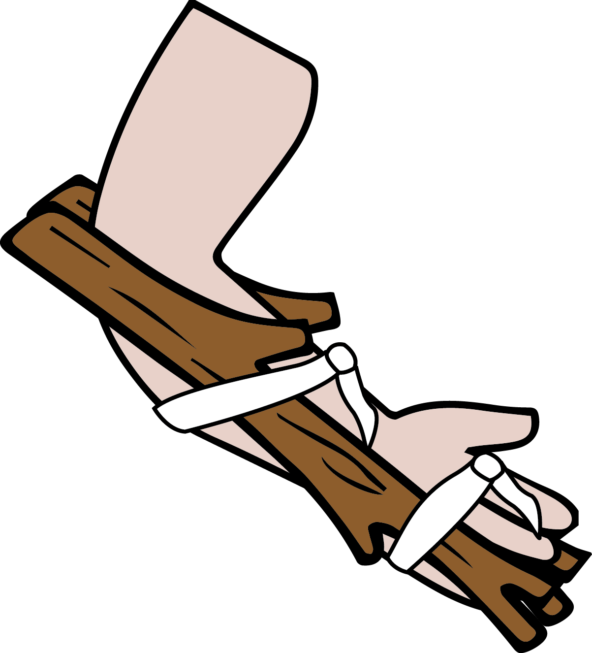 Arm Splint - Make A Splint (1203x1326)