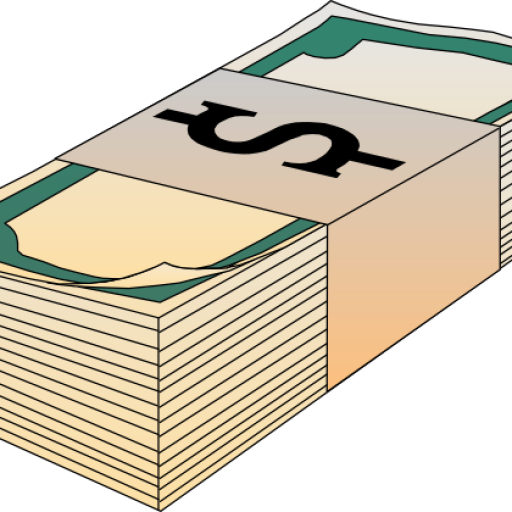 Free Clip Art Money Stack Of Bills Money Clip Art Free - Money Clip Art (1024x1024)