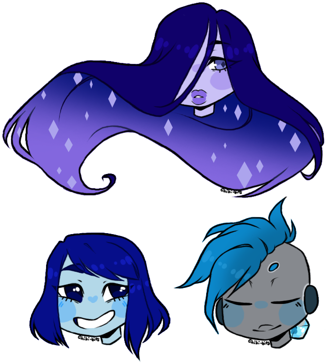 Gem Headshots By Chibi-bits - Head Shot (851x771)