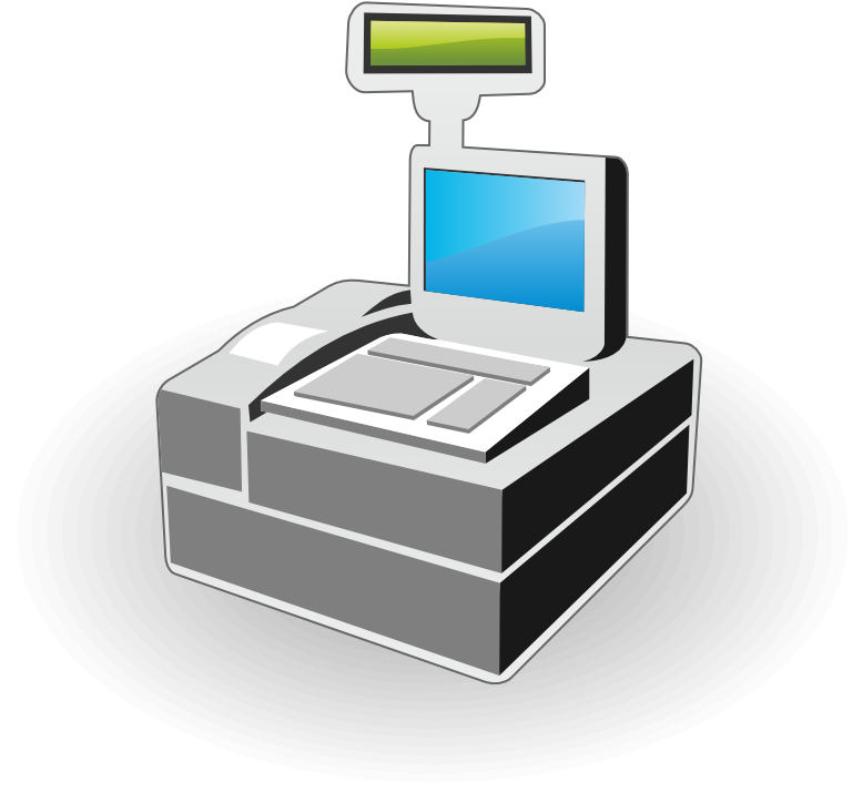 Cash Register Icon - Cash Register Vector (817x750)