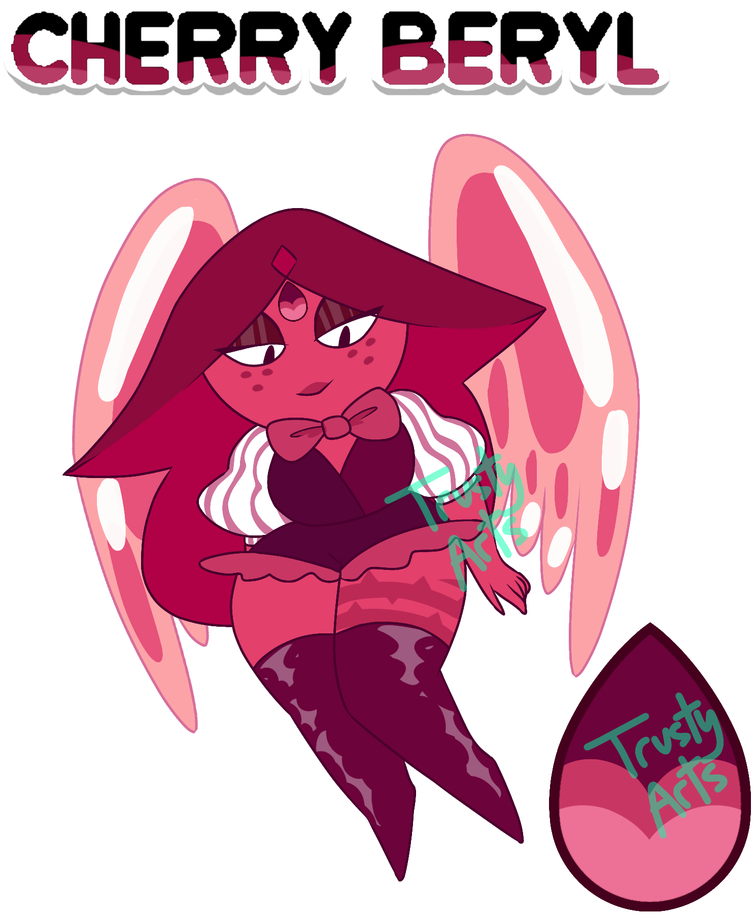 Gem Adopt , Cherry/red Beryl By Trustyarts - Gemstone (1536x1948)