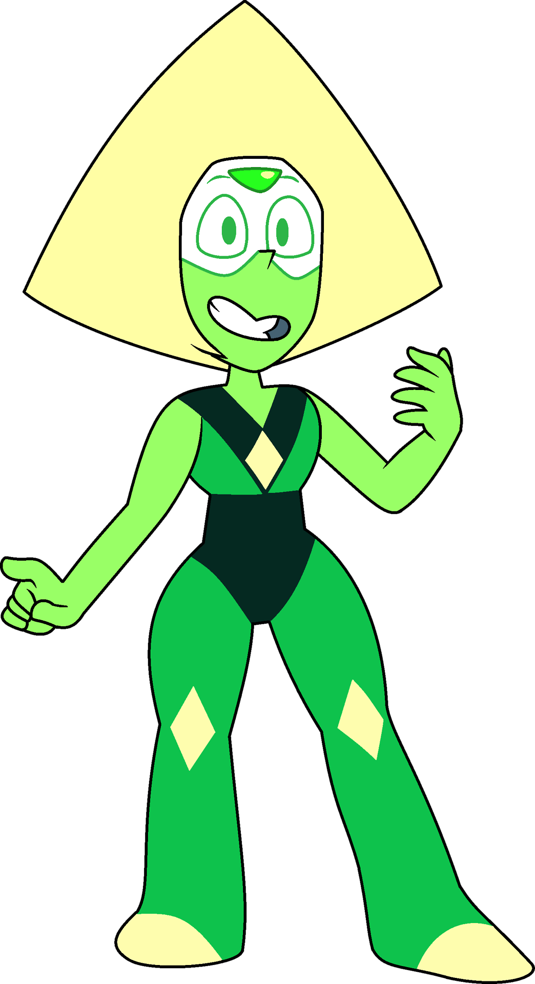 Peridot Su Steven Universe Crystal Gem - Peridot (1044x1920)