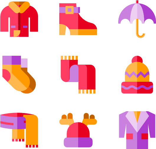 Clip Art - New Clothing - Winter Clothing - Full Size PNG Clipart ...