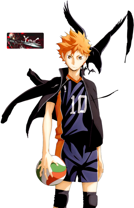 Haikyuu Clipart Vector - Haikyuu Hinata (600x845)