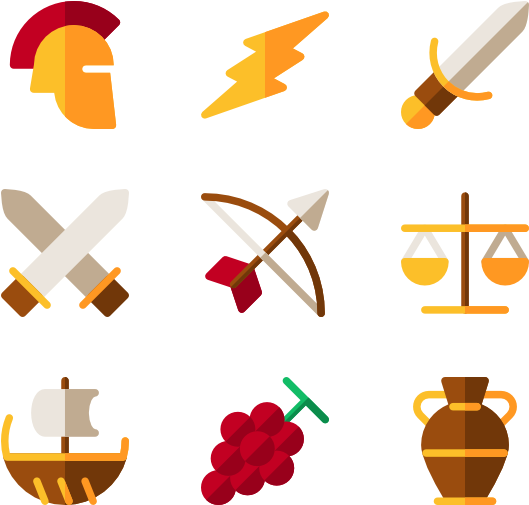 Ancient Greece - Symbol Vector Png Ancient Greece (600x564)