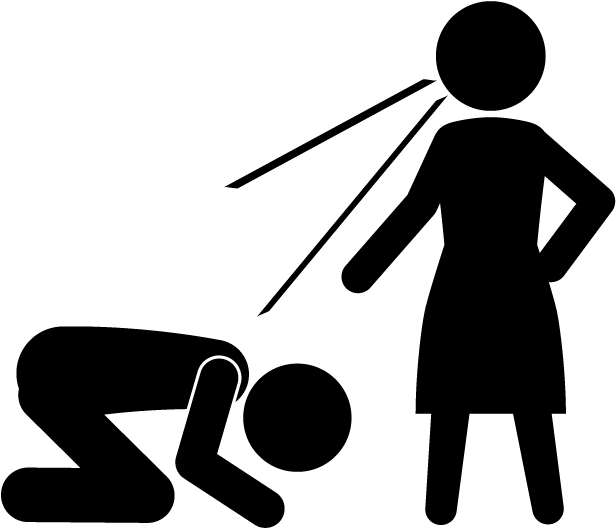 School And Study - Kneeling Down Apologize (640x640)