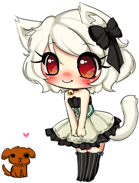 Fufi - Bonequinhas Kawaii Png (341x391)
