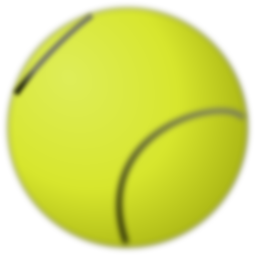 Clip Art Details - Cartoon Tennis Ball Gif (1000x1000)