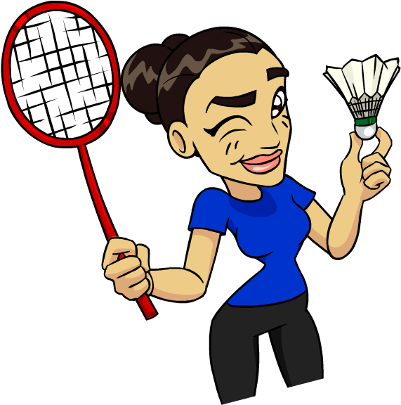 Radminton Messages Sticker-0 - Tennis Racket (600x600)