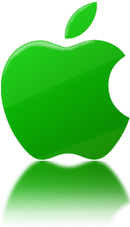 Green, Apple, Fruit, Emoj, Symbol, Food Icon Free - Granny Smith (500x613)