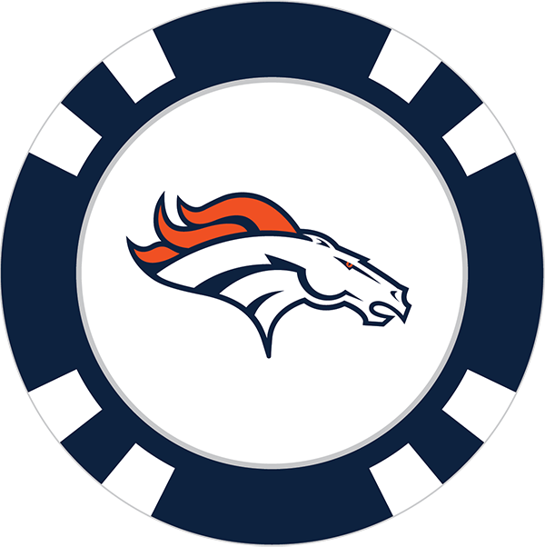 Denver Broncos Poker Chip Ball Marker - Toronto Blue Jays Png (600x602)