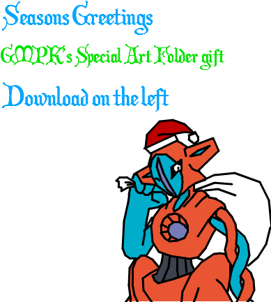 Gmpawkaizer's Spectacular Christmas Art Bundle Dlc - Christmas Greeting Card Designs (400x440)