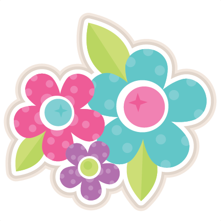 Flower Group Svg Scrapbook Cut File Cute Clipart Files - Scrapbook Flower Png Sticker (432x432)