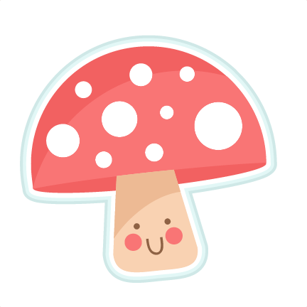 Cutemushroom Svg Cutting Files Mushroom Svg Cut File - Cute Clipart Mushroom (432x432)