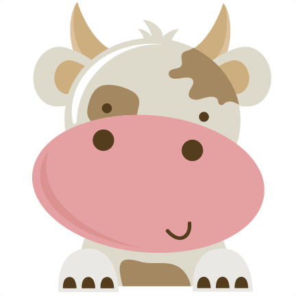 Cow Svg File Cow Svg Cut File Free Svgs Free Svg Cuts - Carinha Dos Bichinhos Da Fazendinha Png (432x432)