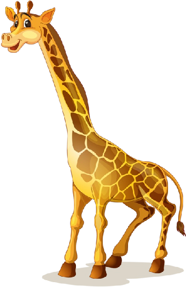 Download - صورة زرافة كرتونية (600x600)