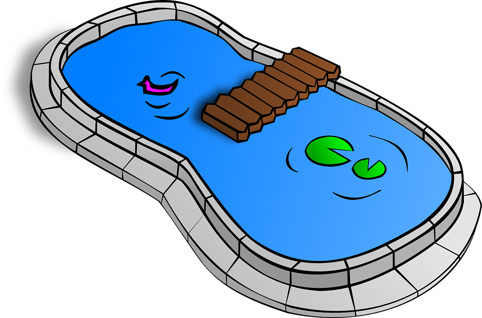 Pool Clipart Transparent - Pool Clipart Png (960x635)
