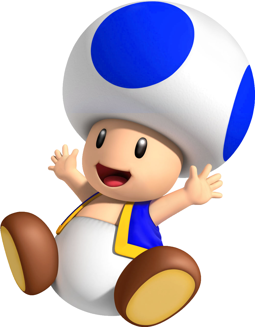 Super Mario Blue Toad (1069x1357)