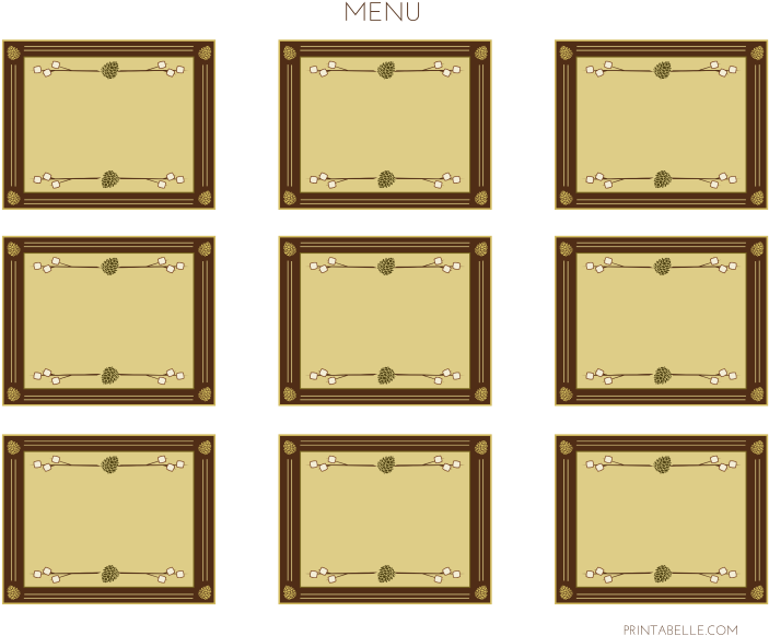 Camping Party Printables Free (776x600)