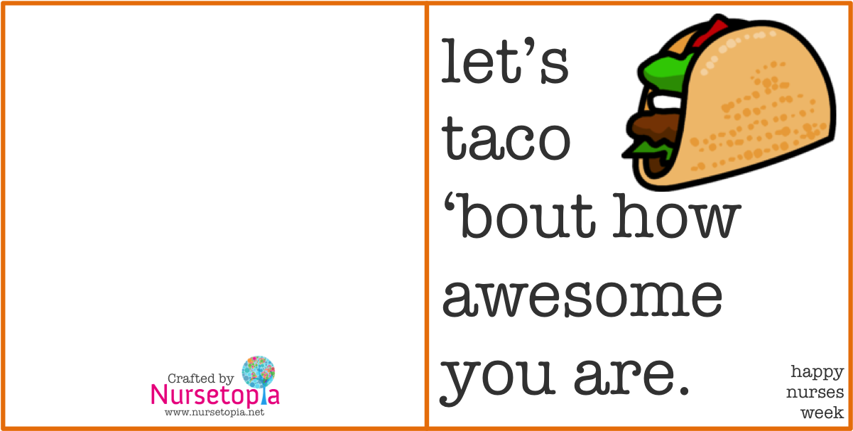 Printable Card Free - Let's Taco Bout How Awesome You (1208x606)