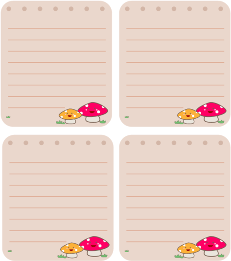 Printable Note Cards Template - Printable Cute Note Cards (500x647)
