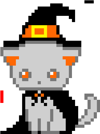 Ilration Pixel Art Design Cat Stock Photo Picture And - Pixel Art Halloween (330x430)