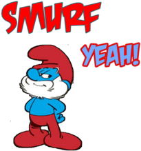 Smurf Yeah - The Smurfs (674x518)