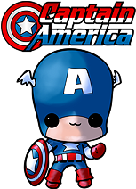 Superheroes Comics, Capitan America Kawaii - Heroclix Web Of Spider Man (416x530)