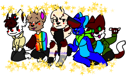 The Squad By Moon-soda - Drawing (1000x1000)