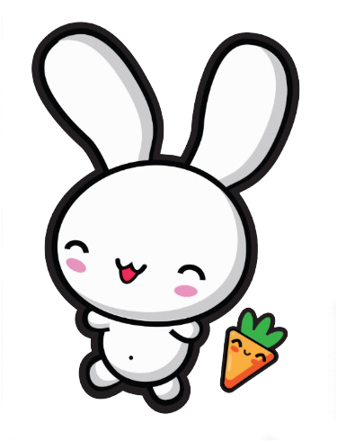 Conejitos Kawaii Png - Cute Bunny Kawaii Clipart (512x512)