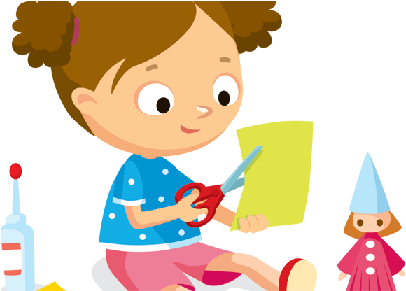 Kids Craft Clipart - Activity Books Preschool Scissor Skills Edition (670x415)