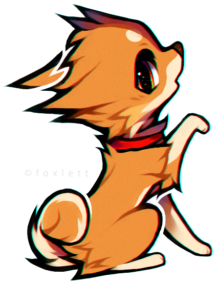 Shiba Inu By Foxlett On Deviantart - Cute Shiba Inu Drawing (430x560)