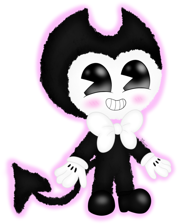 Chibi Kawaii Fluffy Bendy - Bendy And The Ink Machine (790x1010)