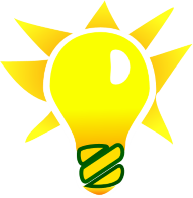 Light Bulb Clip Art (383x393)