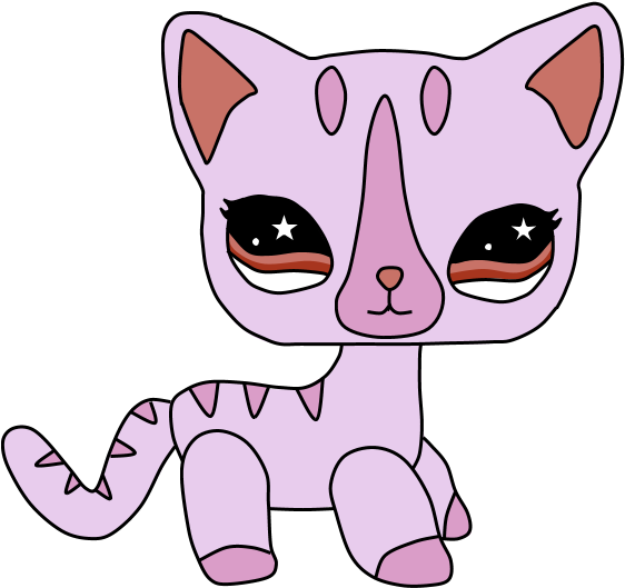 Lps Rυтħtv Lps Clipart Littlest Pet Shop Clipart Cat - Lps Short Hair Transparent (678x591)