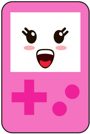 Kawaii Handheld Game Console - Teléfonos Kawaii (477x550)