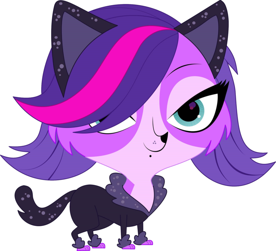 Lps Zoe's Black Cat Outfit Vector By Varg45 - Littlest Pet Shop Zoe (938x852)