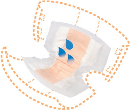 Tranquility Topliner Brief Booster Contour Pads 3096 - Clear Plastic Plates With Gold Trim (480x480)