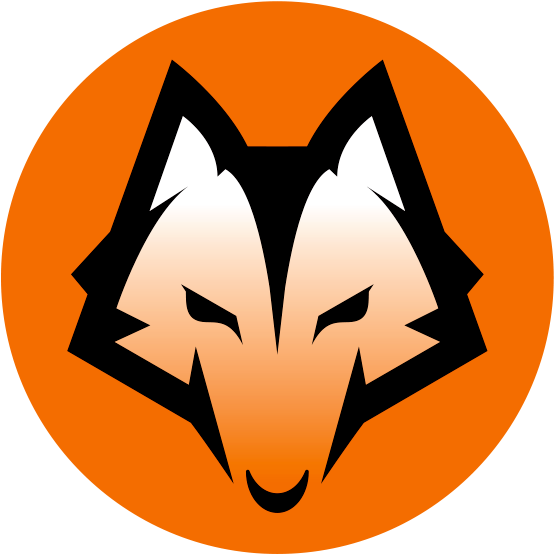 Sticker Wolf - Sticker (564x567)