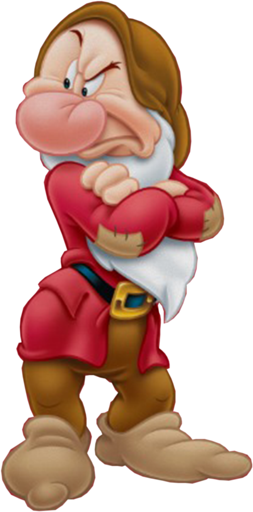 Grumpy Snow White Dwarf Png - Grumpy Dwarf (1061x1794)