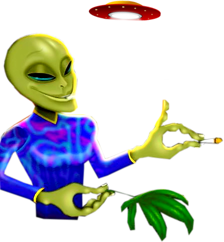 Alien Weed - Alien Weed Png (449x486)