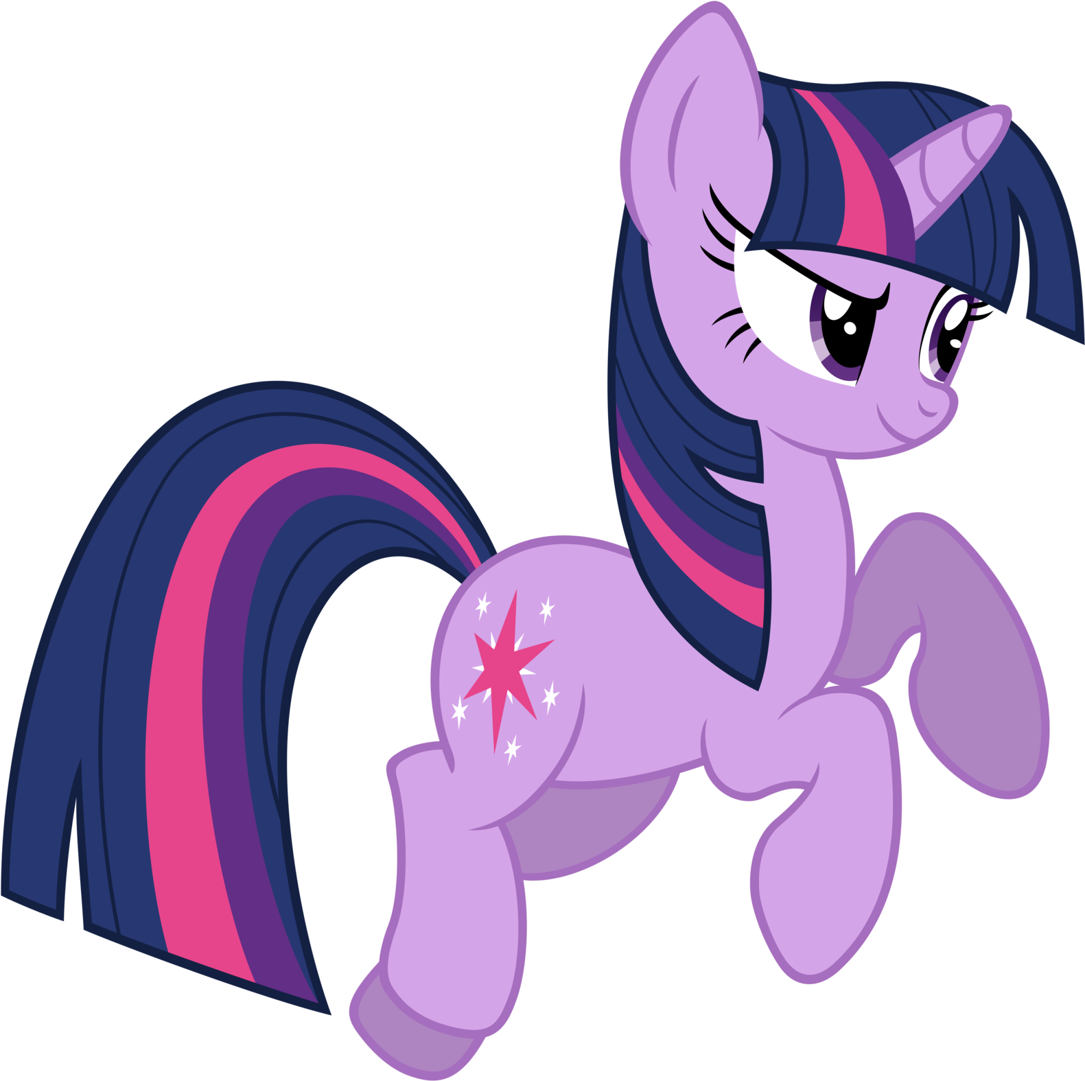 Confident Twilight By Stabzor - My Little Pony: Friendship Is Magic (1600x1593)