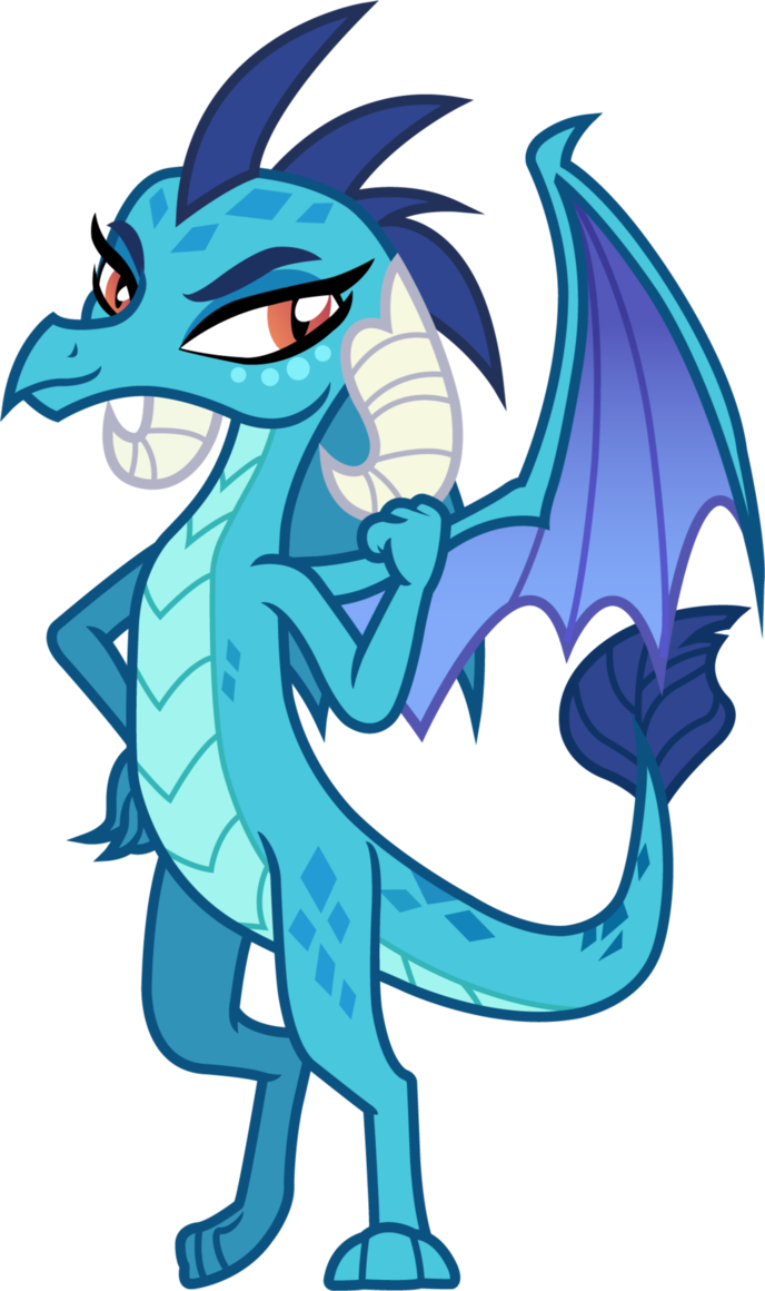 Princess Ember By Davidsfire - Mlp Gauntlet Of Fire Ember (688x1160)