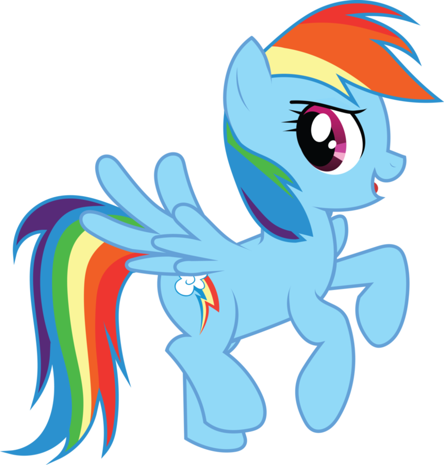 Rainbow Dash Confident By Tim015 - Rainbow Dash (873x915)