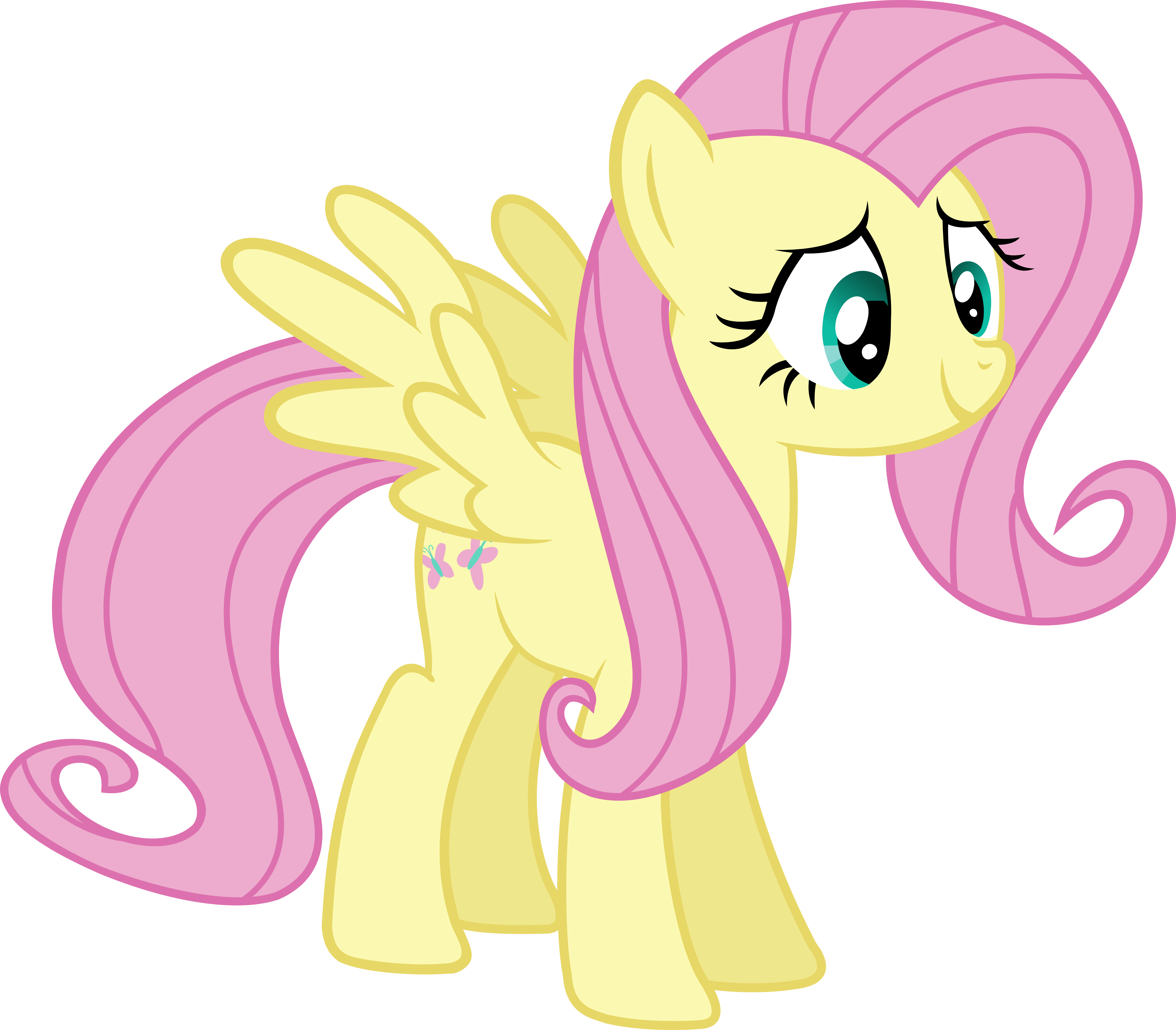 Confident Fluttershy By Slb94 Confident Fluttershy - Fluttershy (6000x5260)