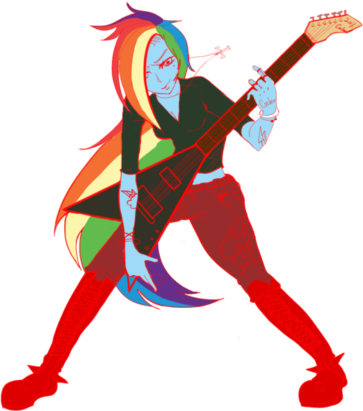 Campus Girl Rainbow Dash - Rainbow Dash (1024x768)