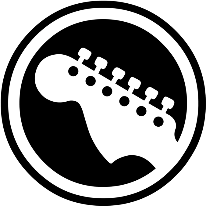 Guitar Analog Deliciousness - Rock Band Guitar Logo (2000x2000)