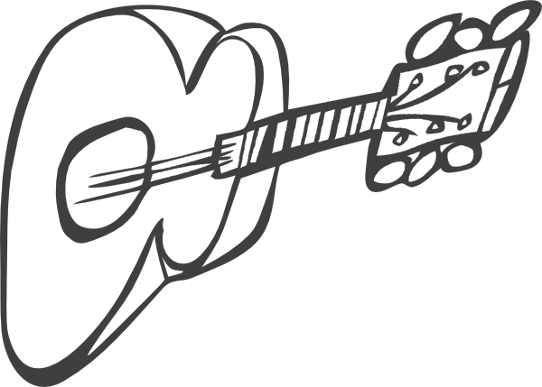 Guitar, Instrument, Music, Rock - Guitar Clip Art (600x429)