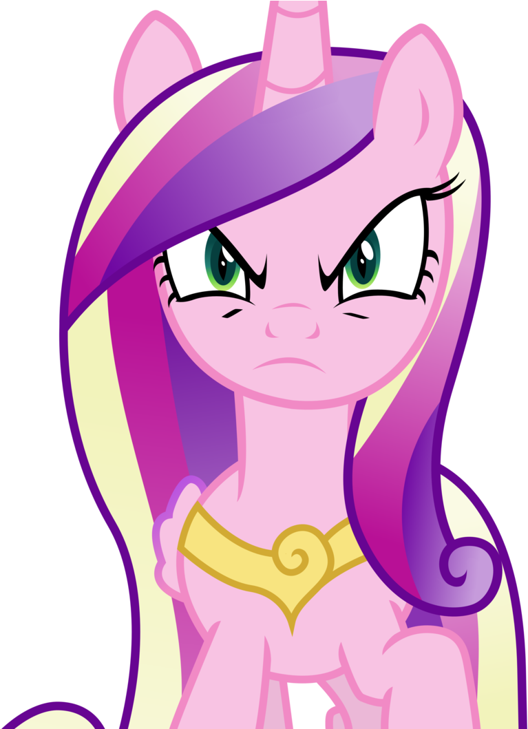 My Little Pony Friendship Is Magic Princess Celestia - My Little Pony Cadence Angry (1024x1058)