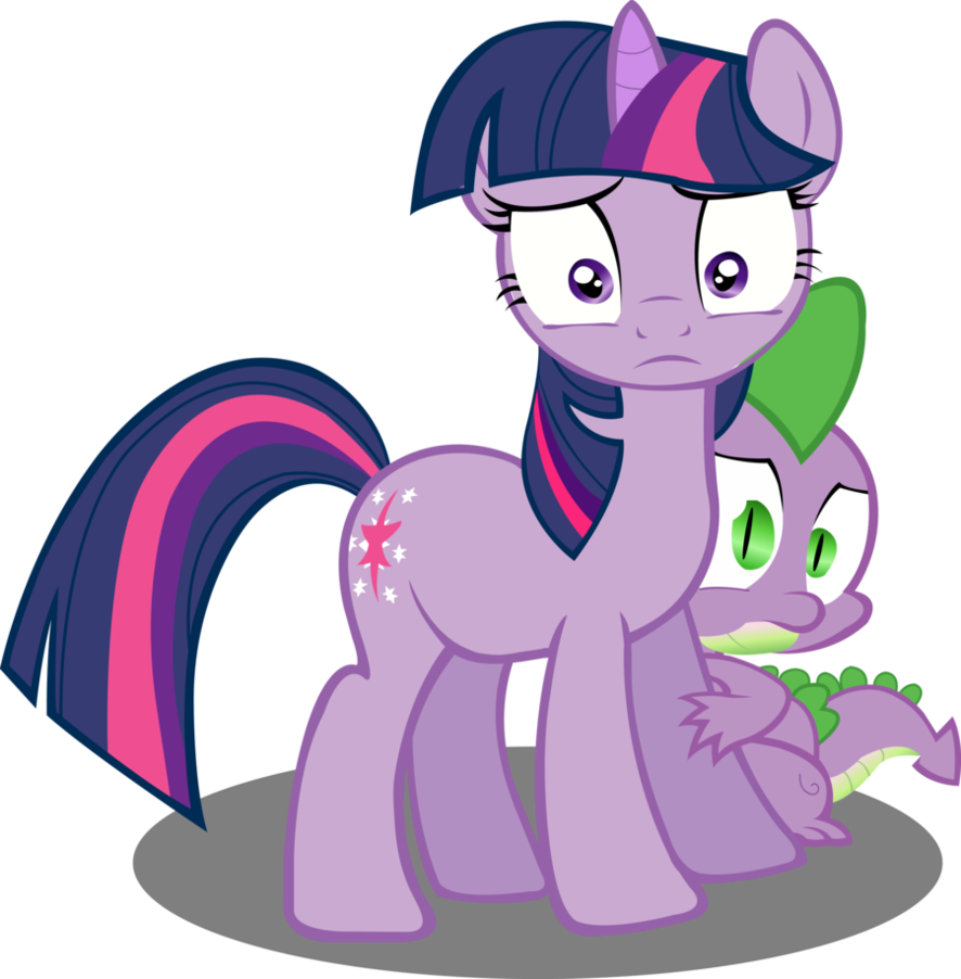 My Little Pony Twilight Sparkle And Spike Kiss - My Little Pony Twilight Sparkle And Spike (886x902)